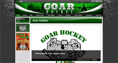 Desktop Screenshot of goarhockey.com